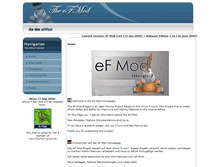 Tablet Screenshot of efmod.de